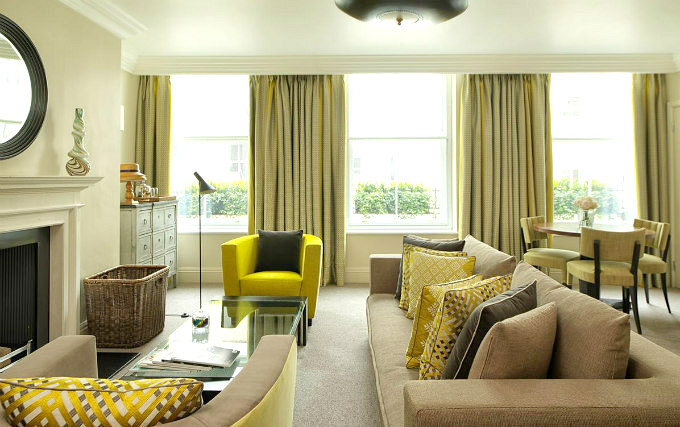 A typical room at Rocco Forte Brown's Hotel