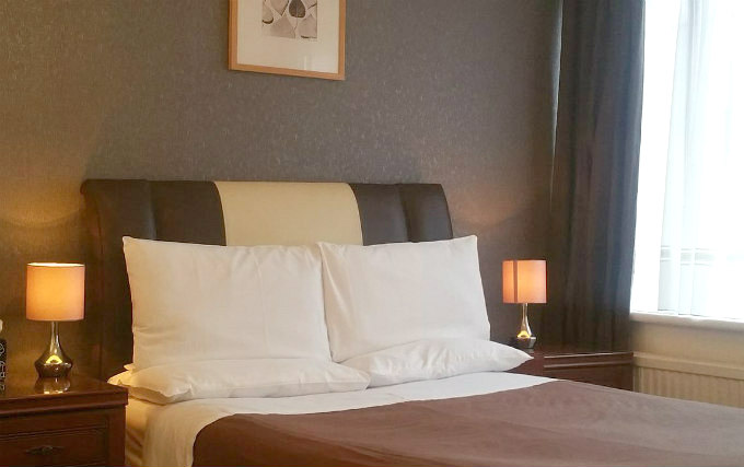 A typical double room at Martel Guest House