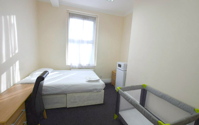A double room at York Hotel