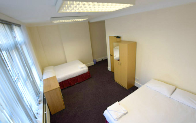 Quad room at York Hotel