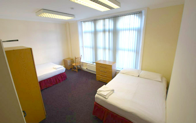 A typical triple room at York Hotel