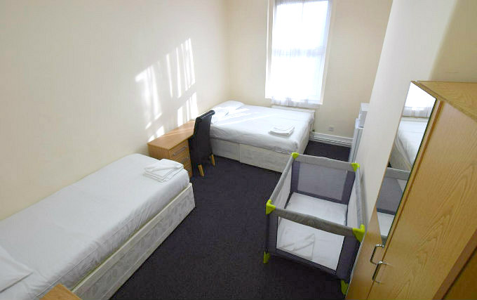 A triple room at York Hotel