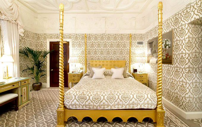 A comfortable double room at The Milestone Hotel