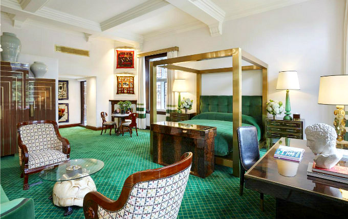 A double room at The Milestone Hotel