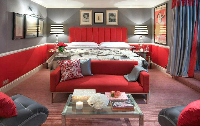 A double room at The Milestone Hotel