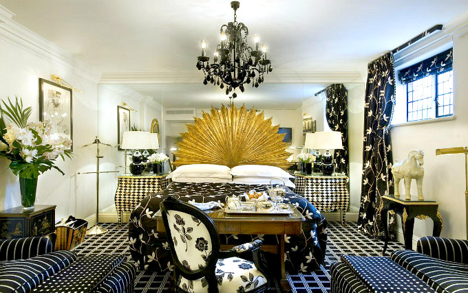 A typical double room at The Milestone Hotel