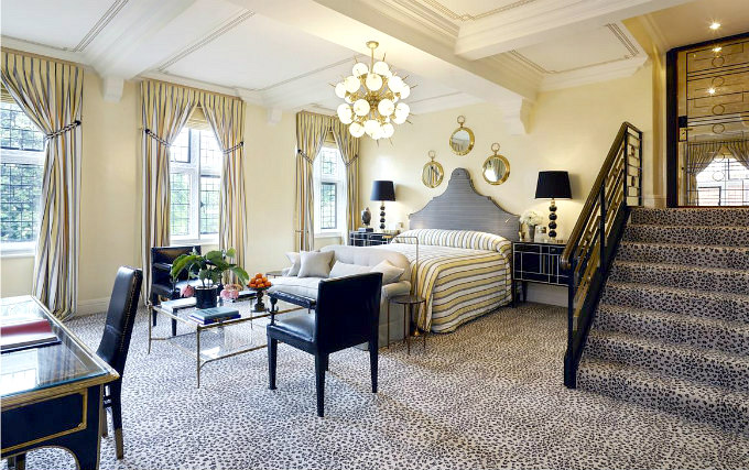 A typical double room at The Milestone Hotel