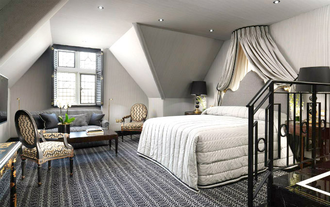 A double room at The Milestone Hotel