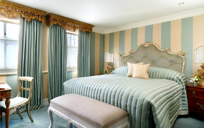 A typical double room at The Milestone Hotel