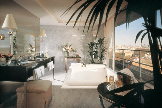 Bathroom with a view