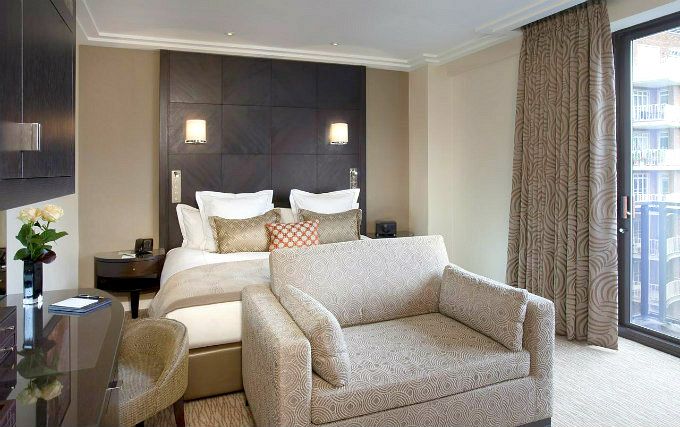 A double room at Jumeirah Carlton Tower