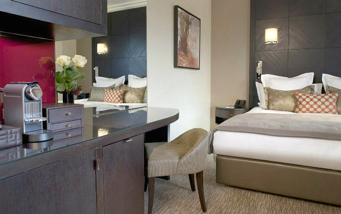 A double room at Jumeirah Carlton Tower