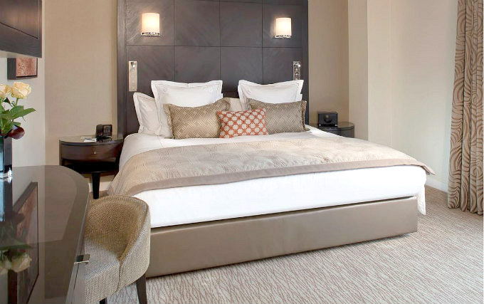 A double room at Jumeirah Carlton Tower