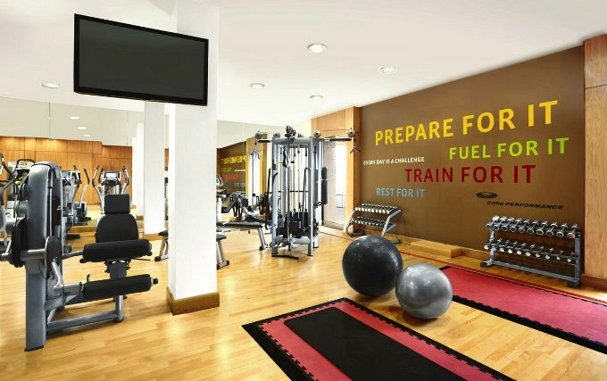 Gym at Sheraton Skyline Hotel London Heathrow