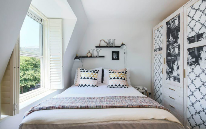 A typical double room at Chelsea Village Hotel