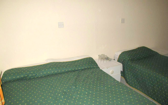 A typical triple room at Chiswick Court Hotel