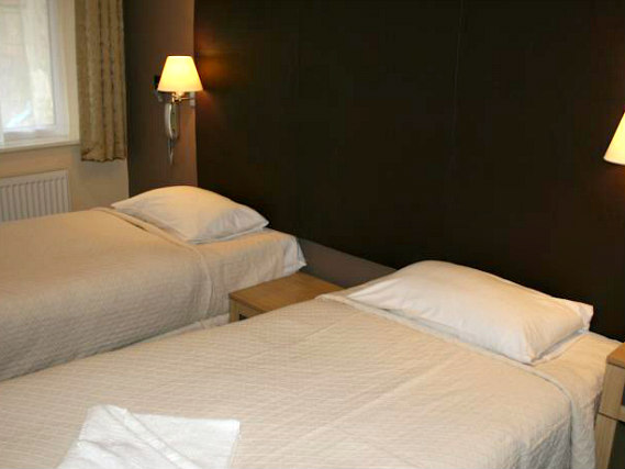 A twin room at Gatwick Belmont is perfect for two guests