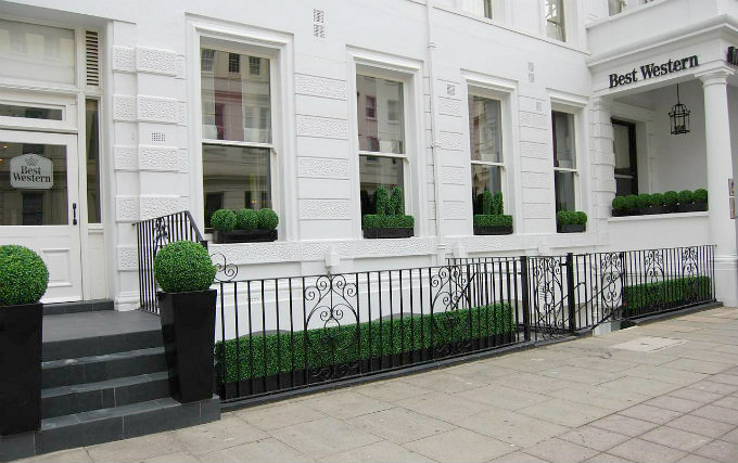 An exterior view of Best Western Mornington Hotel London Hyde Park