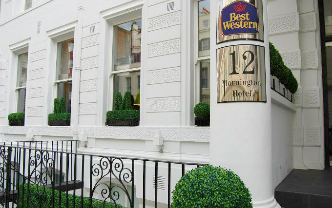 The exterior of Best Western Mornington Hotel London Hyde Park