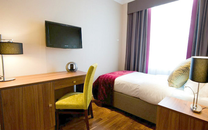 A single room at Best Western Mornington Hotel London Hyde Park