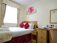 A typical double room at Best Western Greater London Hotel
