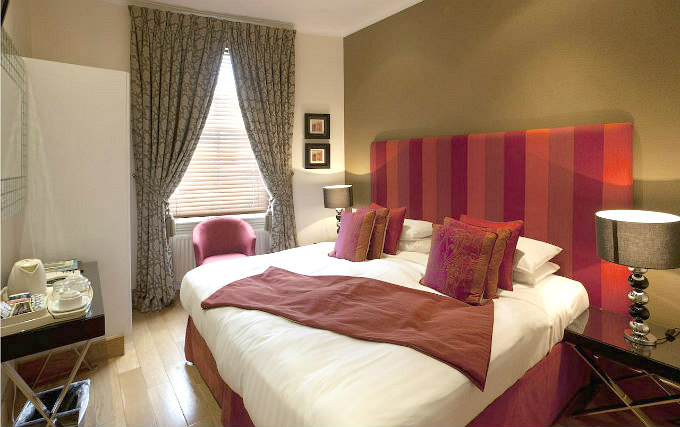 A double room at New Linden Hotel