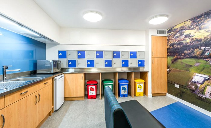 Save even more money by preparing your own food in the self-catering kitchen