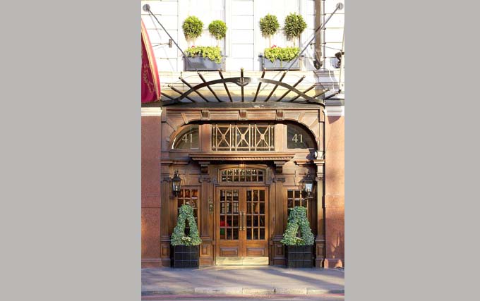 An exterior view of Number 41