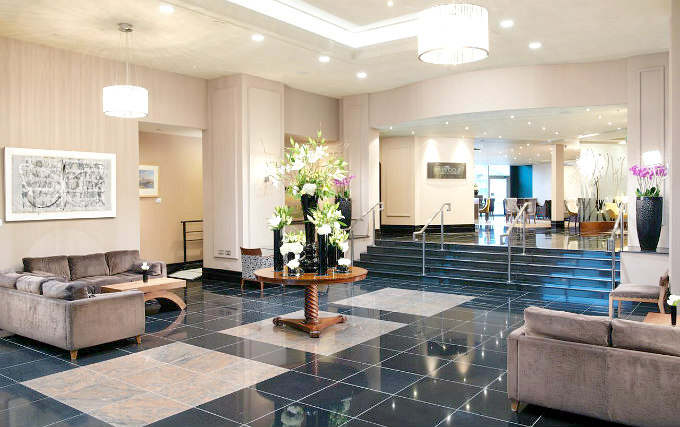 The hallway at The Chelsea Harbour Hotel