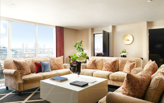 A typical room at The Chelsea Harbour Hotel