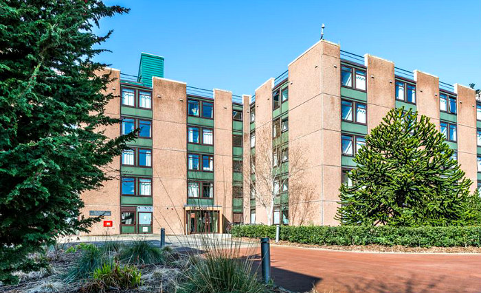 The exterior of Lee House