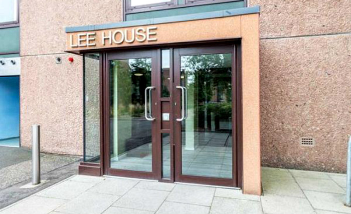 An exterior view of Lee House