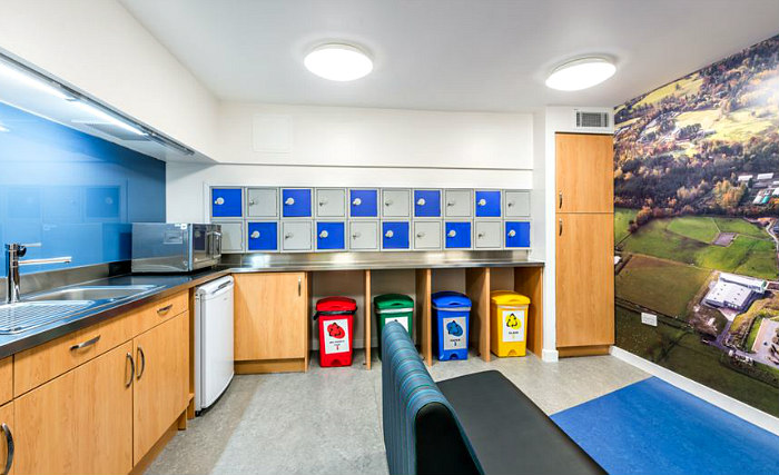 Save even more money by preparing your own food in the self-catering kitchen