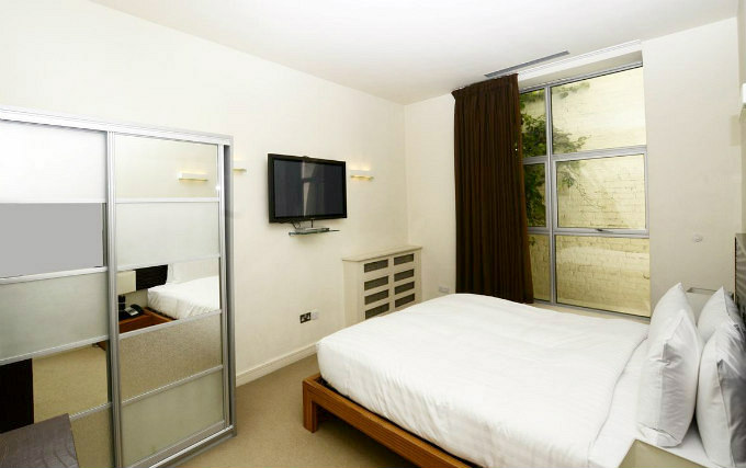 A typical double room at 1 Harrington Gardens