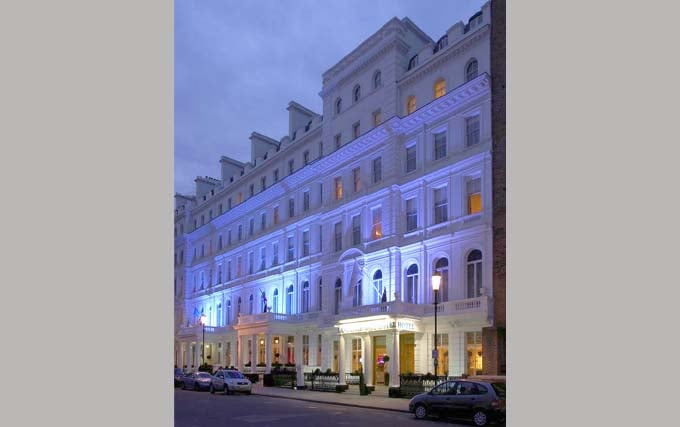 The exterior of Lancaster Gate Hotel