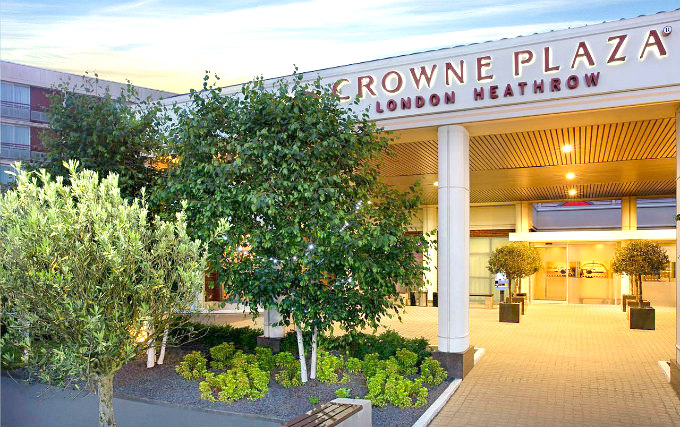 An exterior view of Crowne Plaza Heathrow