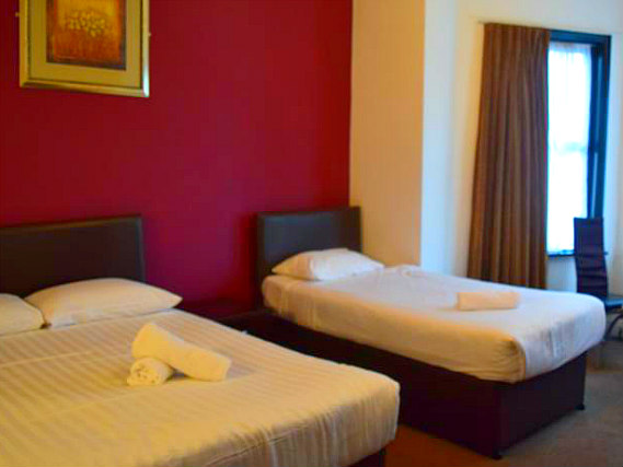 Triple rooms at City Best Hotel are the ideal choice for groups of friends or families