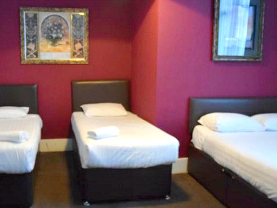 Quad rooms at Banks Hotel are the ideal choice for groups of friends or families