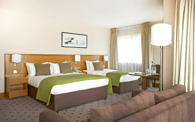 A typical triple room at Clayton Crown Hotel