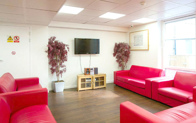 Living Room at Dinwiddy House - Sanctuary Students