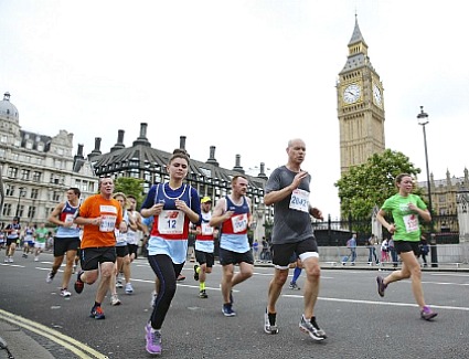 The British 10K London Run at Hyde Park Corner