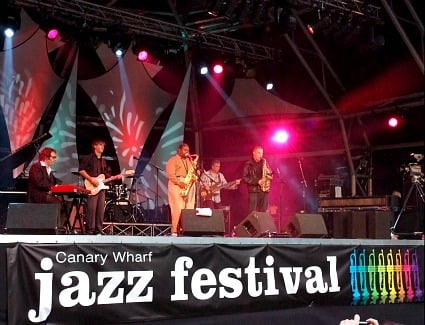 Canary Wharf Jazz Festival at Canada Square Park, London