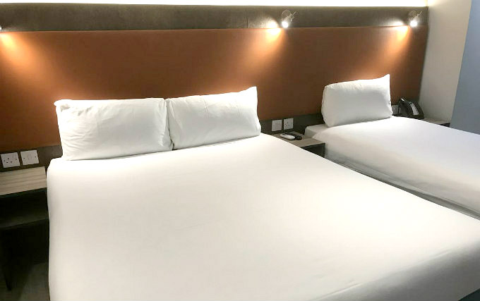 A typical triple room at Quality Hotel Crystal Palace