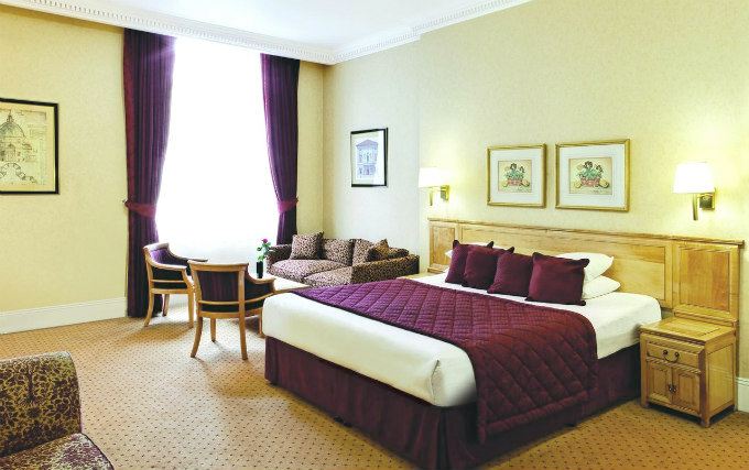 A comfortable double room at The Buckingham