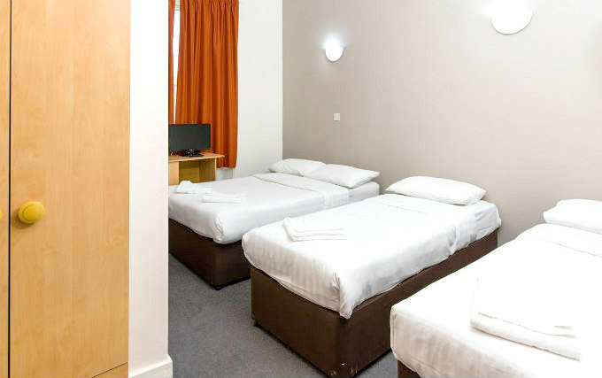 Quad room at Aquarius Hotel