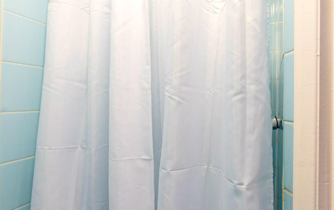 A typical shower system at Aquarius Hotel