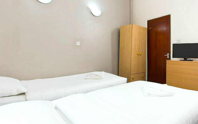 A typical triple room at Aquarius Hotel