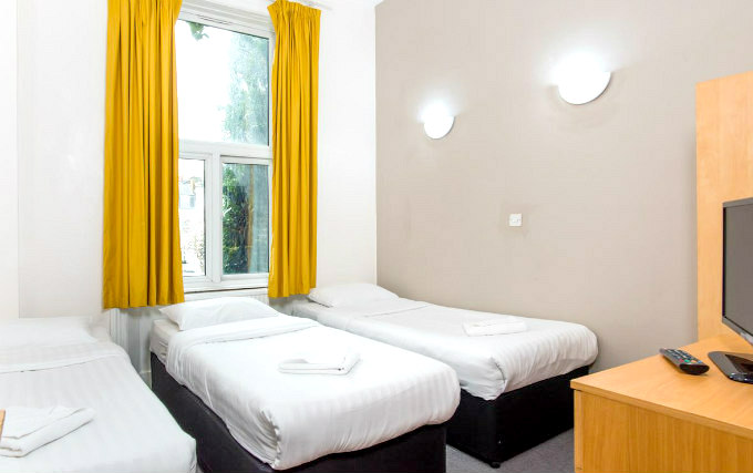 A triple room at Aquarius Hotel