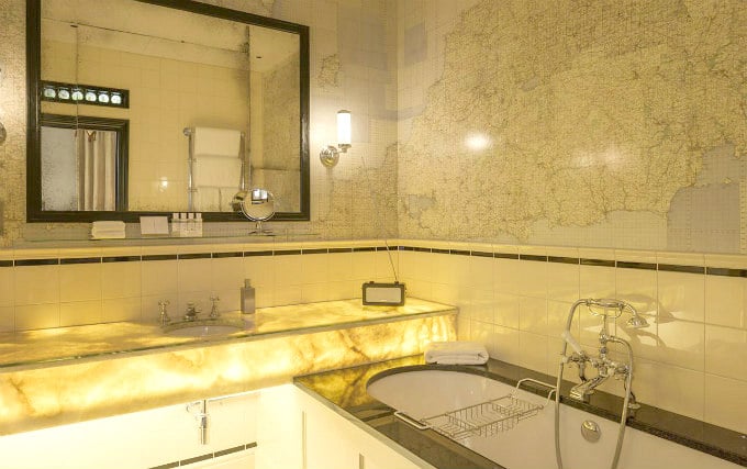 Relax in the bath after a long day