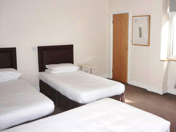 Triple rooms at Swinton Hotel are the ideal choice for groups of friends or families